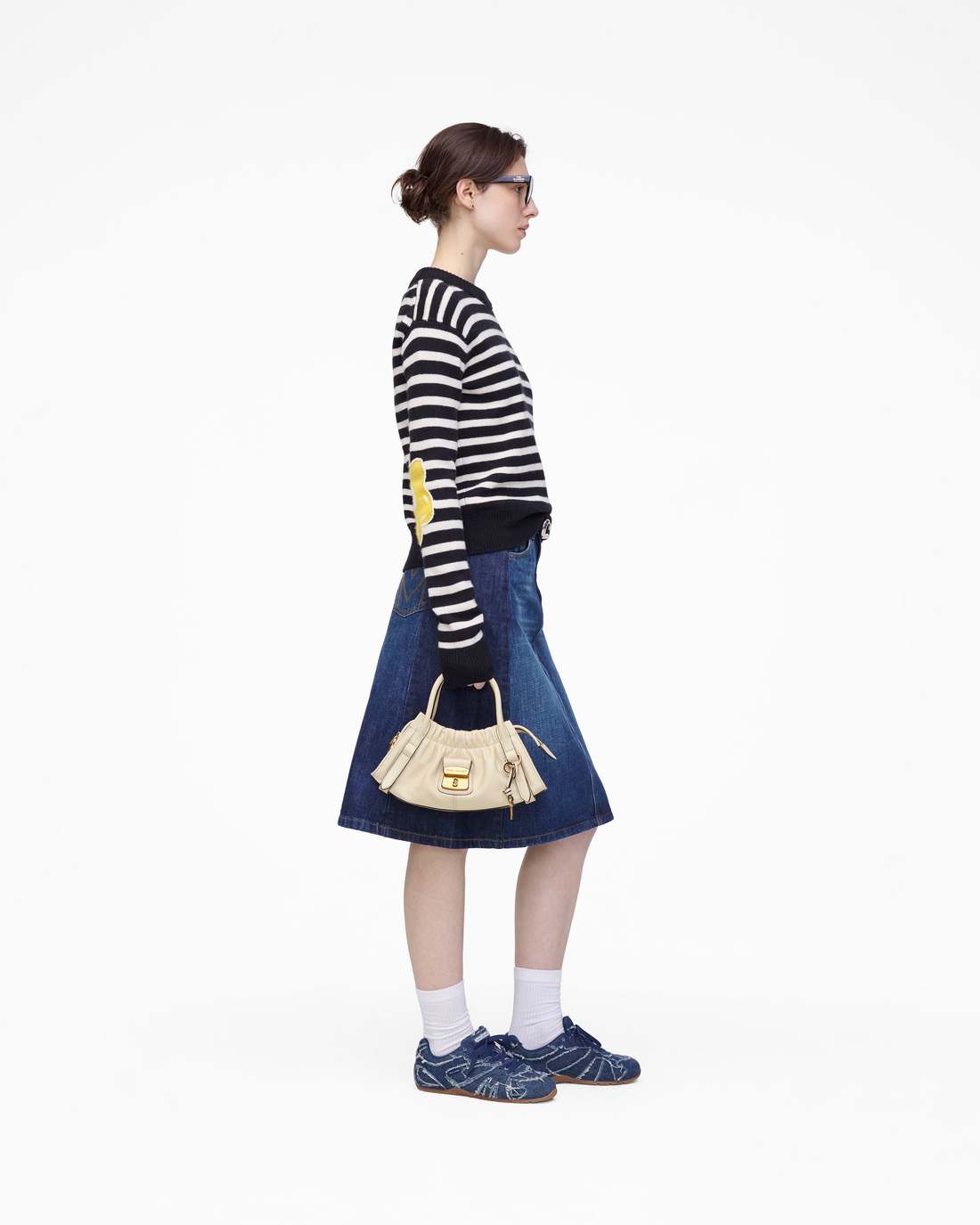 Marc Jacobs Joy Striped Crewneck Black/White READY TO WEAR