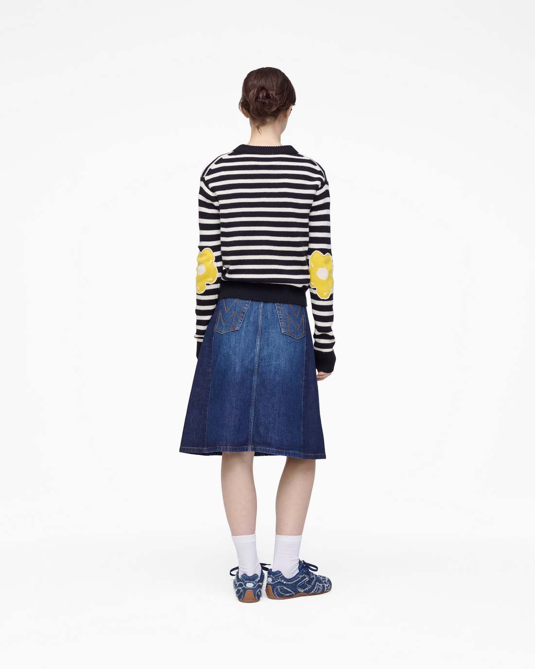 Marc Jacobs Joy Striped Crewneck Black/White READY TO WEAR