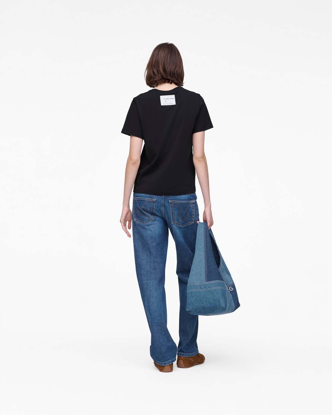Marc Jacobs Marc Is Joy Daisy Baby Tee Black READY TO WEAR