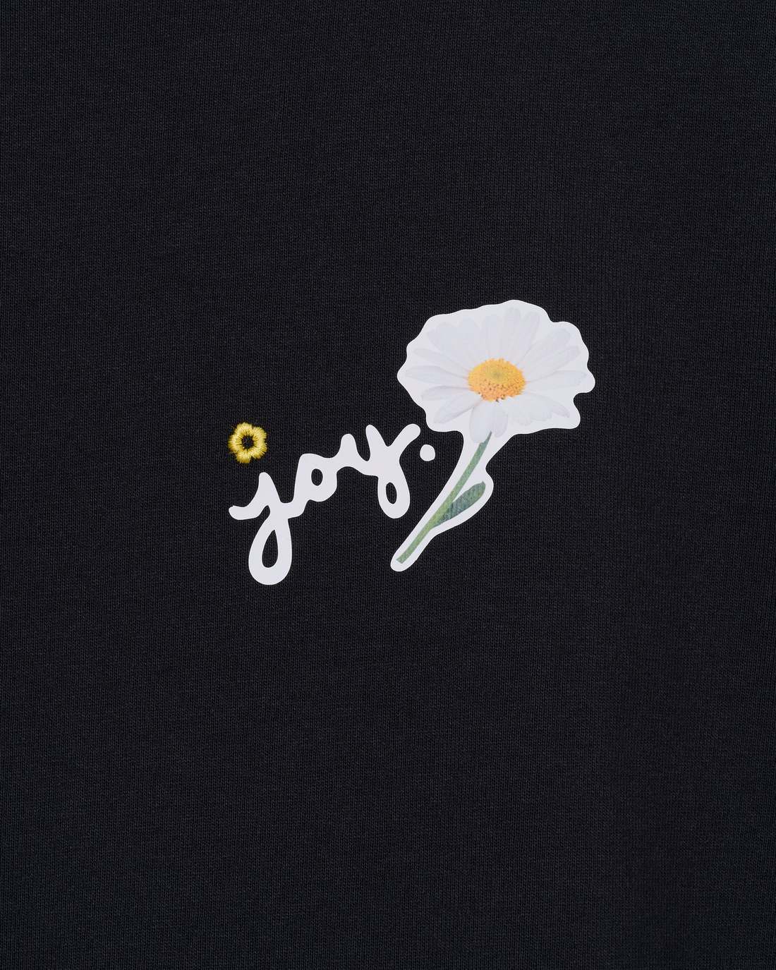 Marc Jacobs Marc Is Joy Daisy Baby Tee Black READY TO WEAR