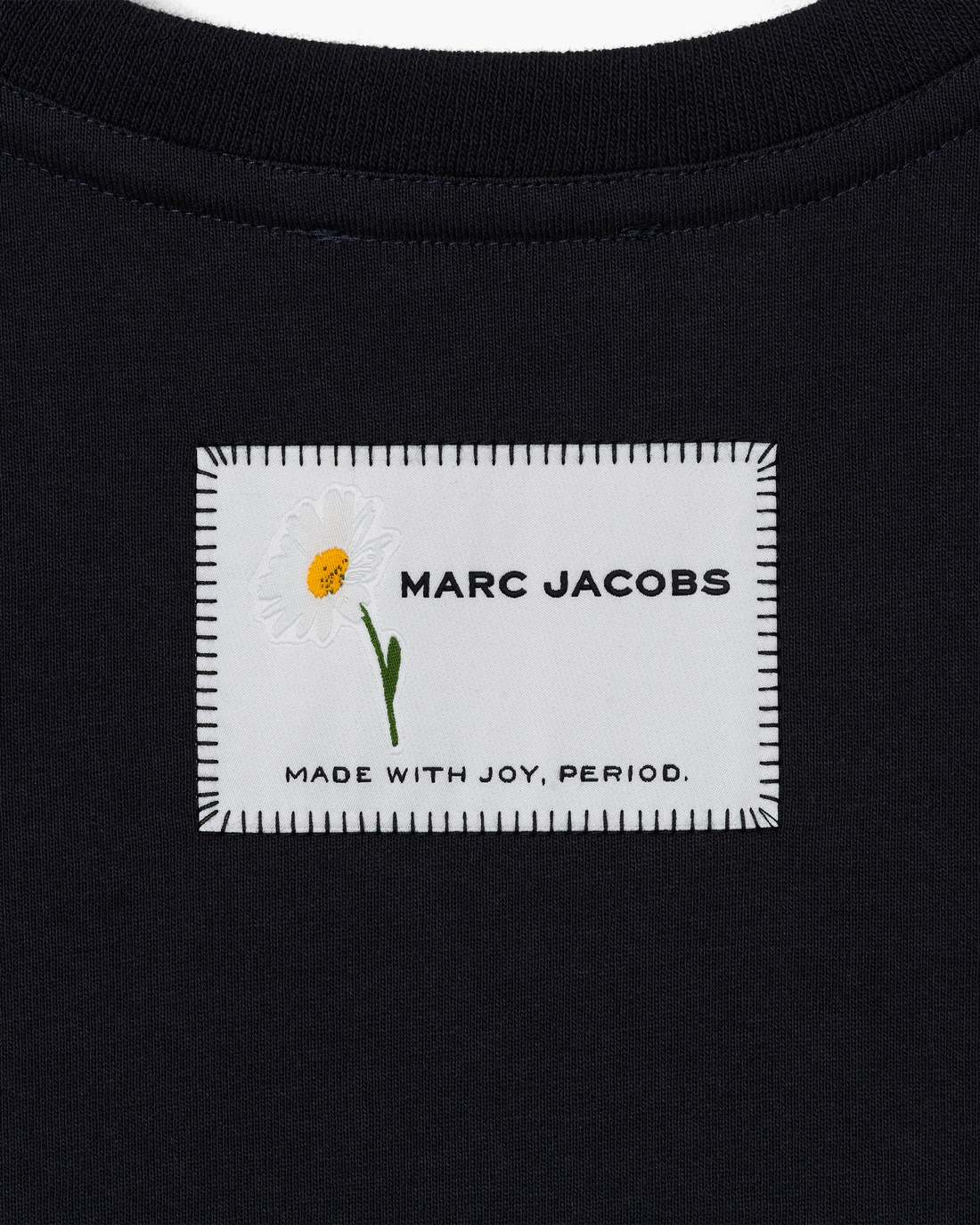 Marc Jacobs Marc Is Joy Daisy Baby Tee Black READY TO WEAR