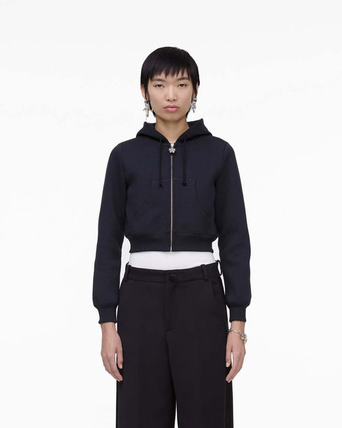 Marc Jacobs Charm Cropped Hoodie Black READY TO WEAR