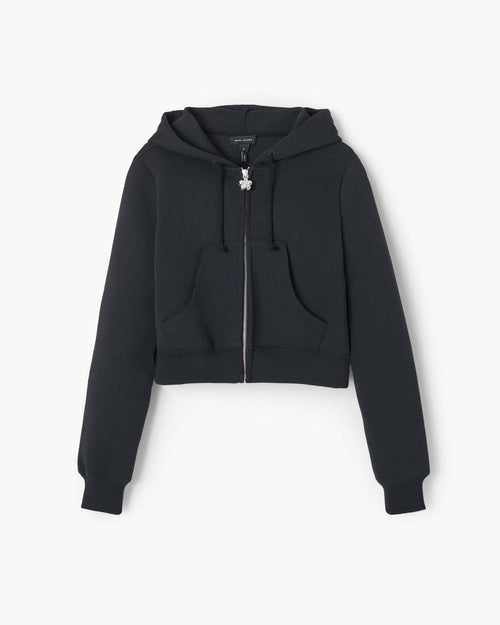 Marc Jacobs Charm Cropped Hoodie Black READY TO WEAR