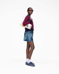 Marc Jacobs Argyle Patchwork Mini Skirt Bright Indigo READY TO WEAR