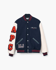Marc Jacobs The A.P.C. X Marc Jacobs  Varsity Jacket Dark Navy/White READY TO WEAR