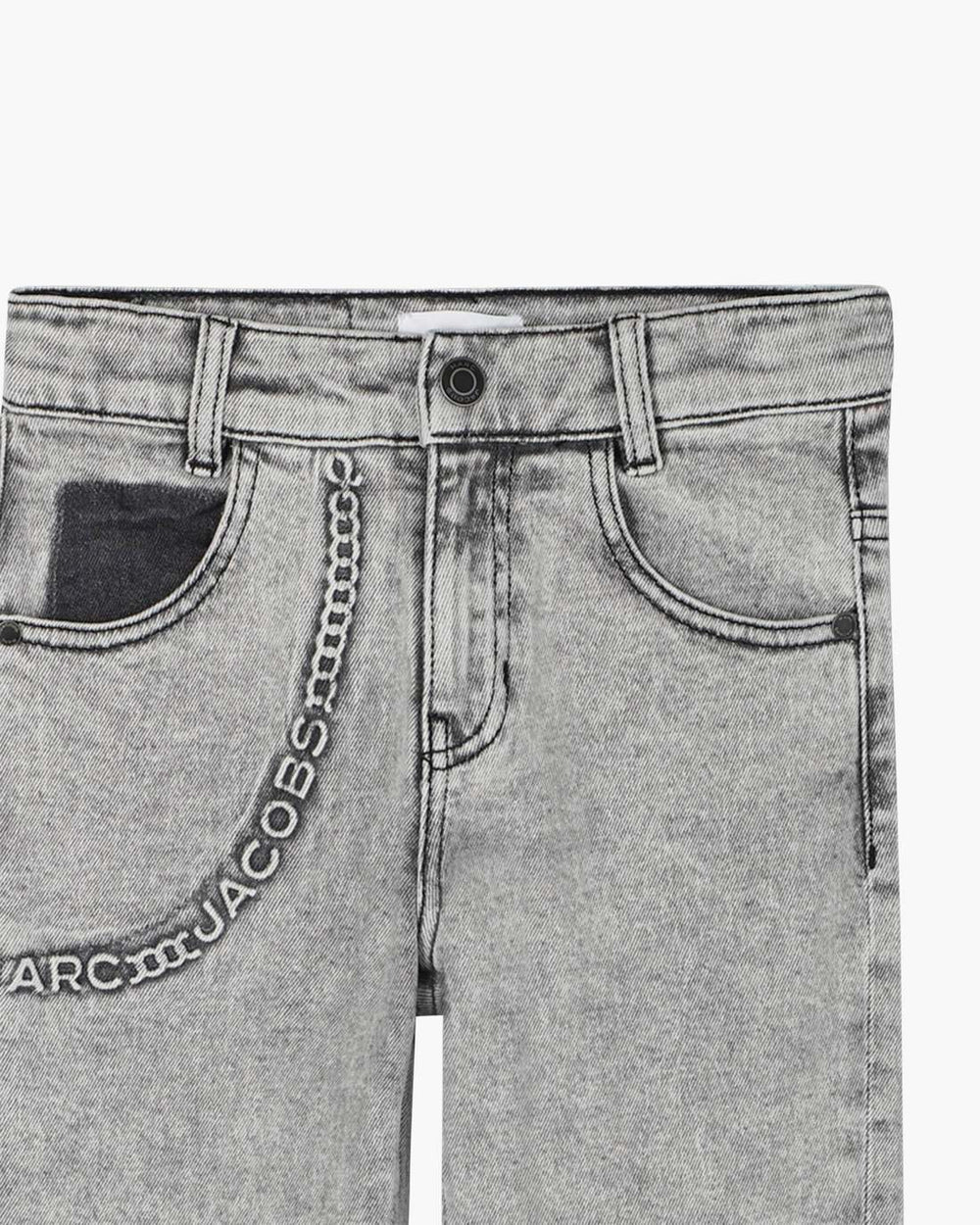Marc Jacobs The Trompe Loeil Chain Jeans Black READY TO WEAR