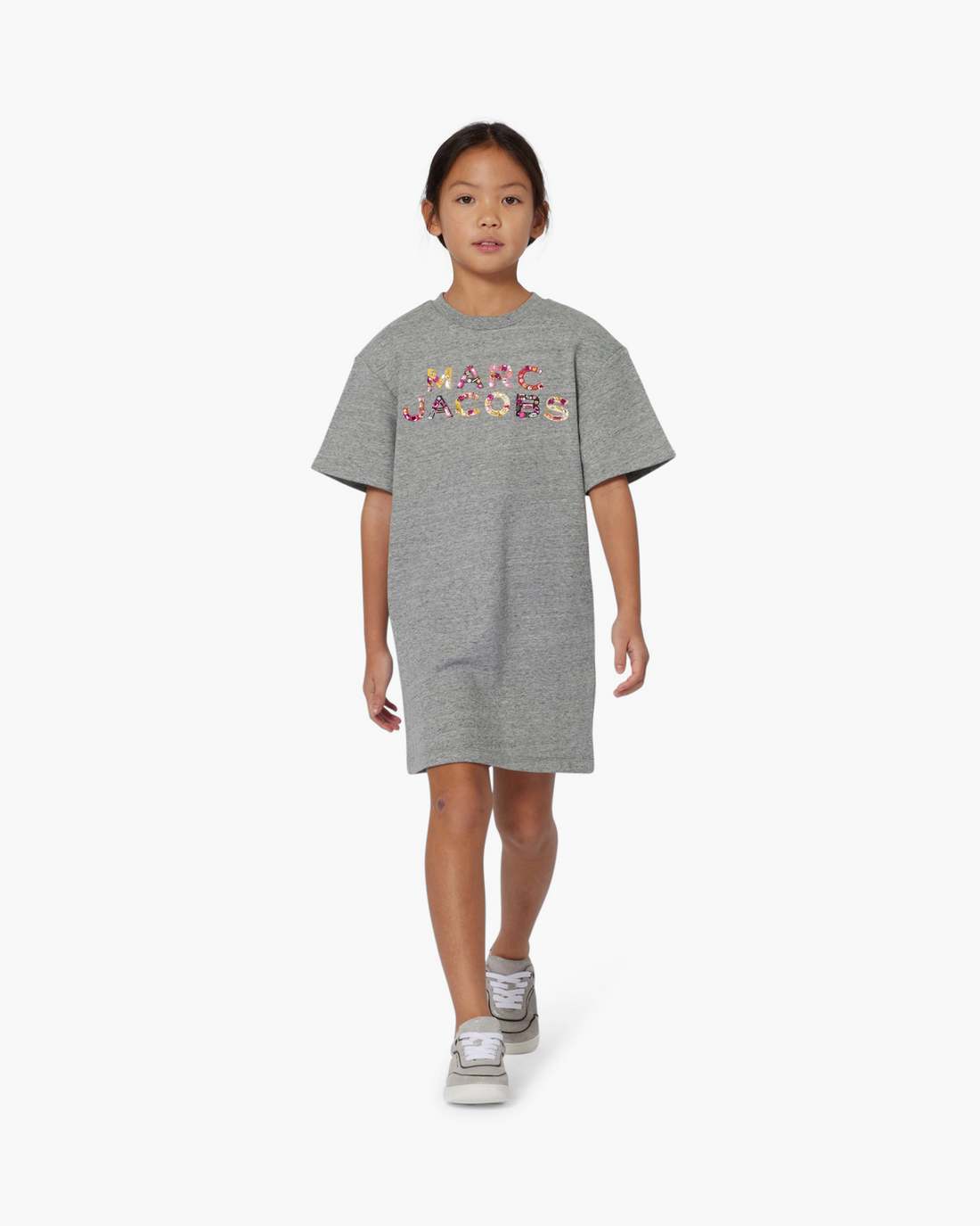 Marc Jacobs The Gem Logo Dress Grey READY TO WEAR