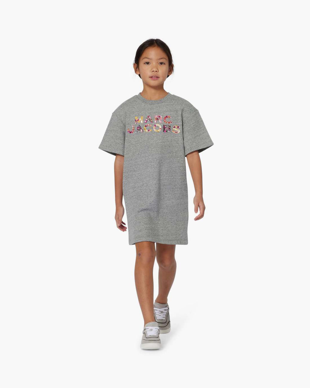 Marc Jacobs The Gem Logo Dress Grey READY TO WEAR