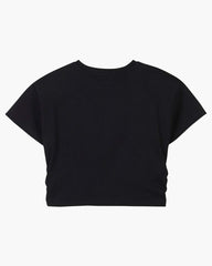 Marc Jacobs The Crystal Daisy Cropped Shirt Black READY TO WEAR