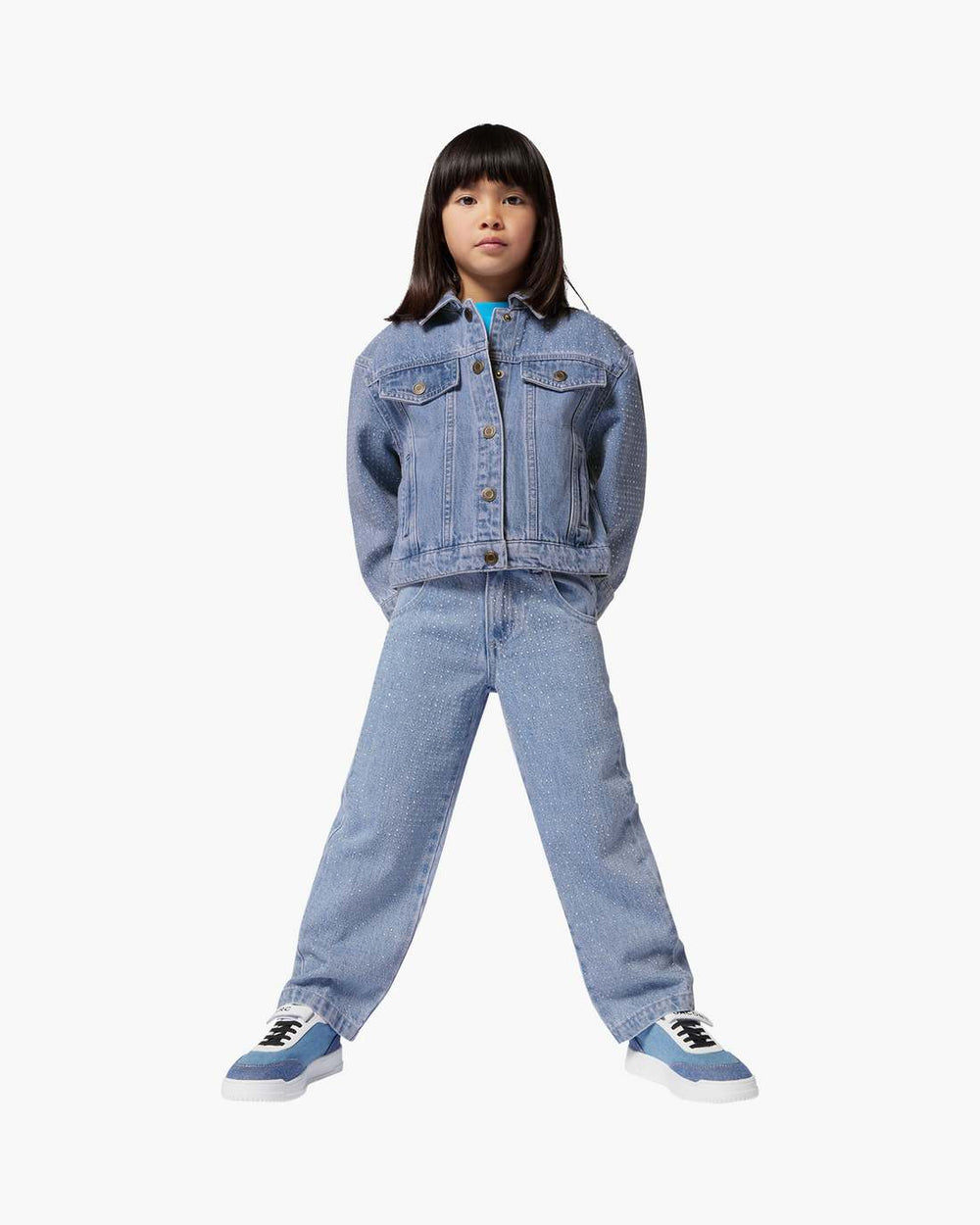 Marc Jacobs The Crystal Denim Pant Blue READY TO WEAR