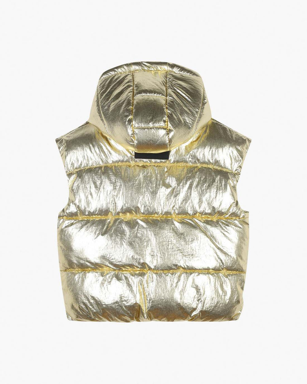 Marc Jacobs The Metallic Puffer Vest Gold READY TO WEAR