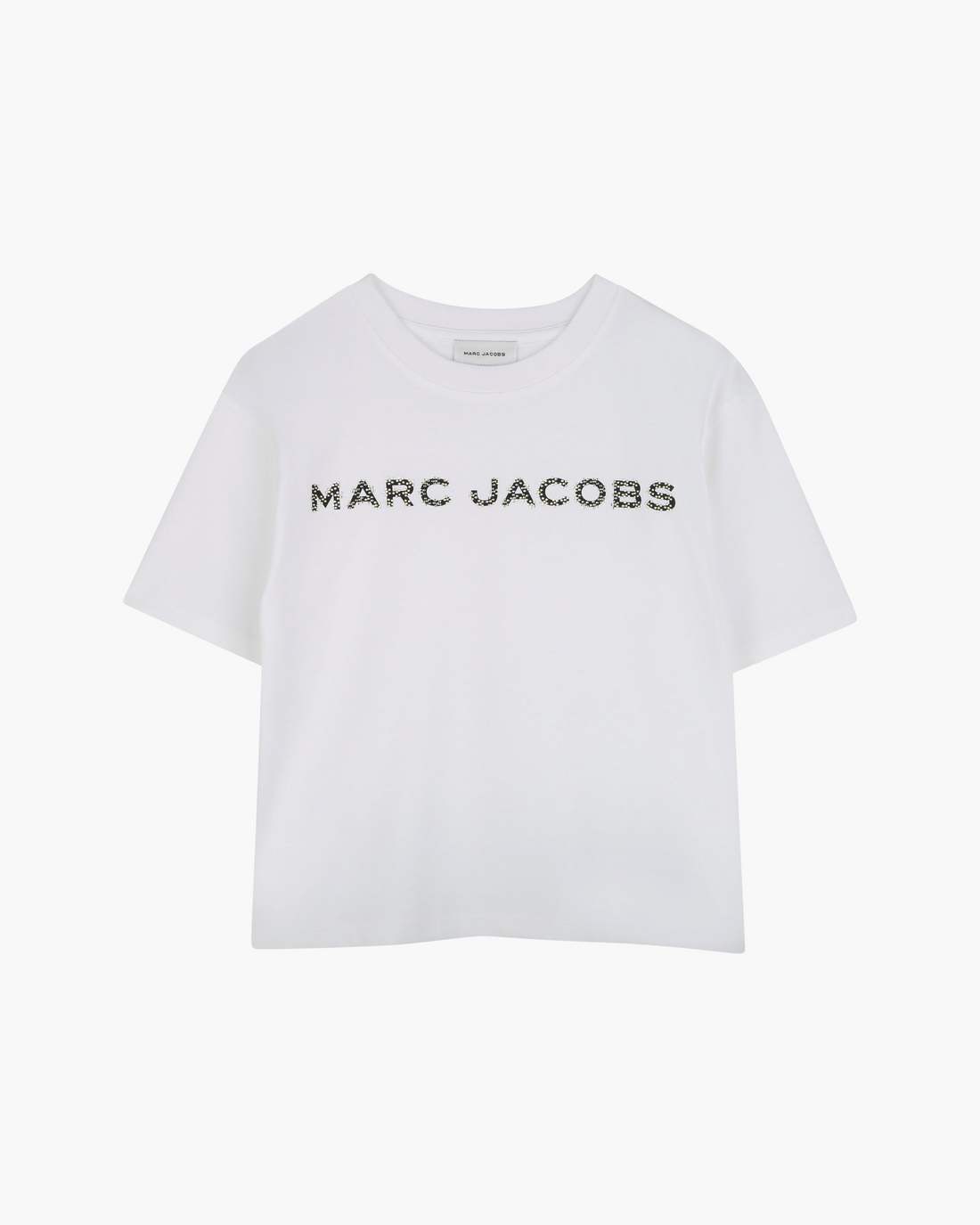 Marc Jacobs The Crystal Daisy Logo Tee White READY TO WEAR