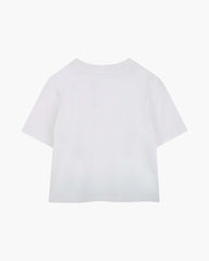 Marc Jacobs The Crystal Daisy Logo Tee White READY TO WEAR