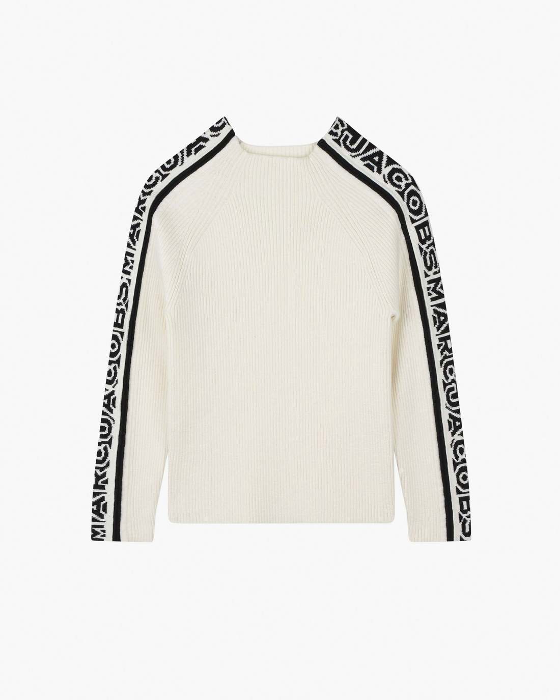 Marc Jacobs The Knitlogo Sweater Ivory READY TO WEAR