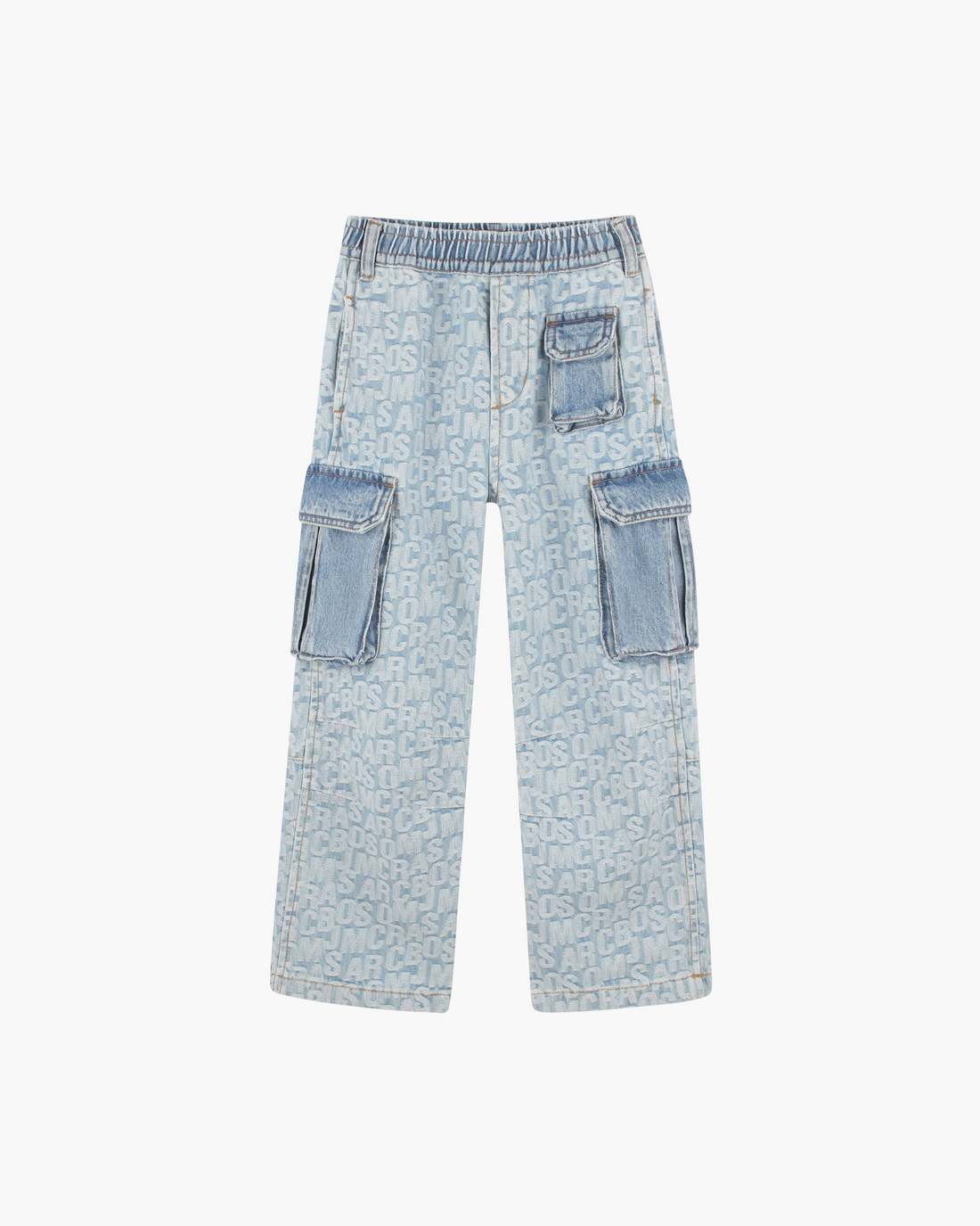 Marc Jacobs The Jumbled Logo Cargo Pant Blue READY TO WEAR
