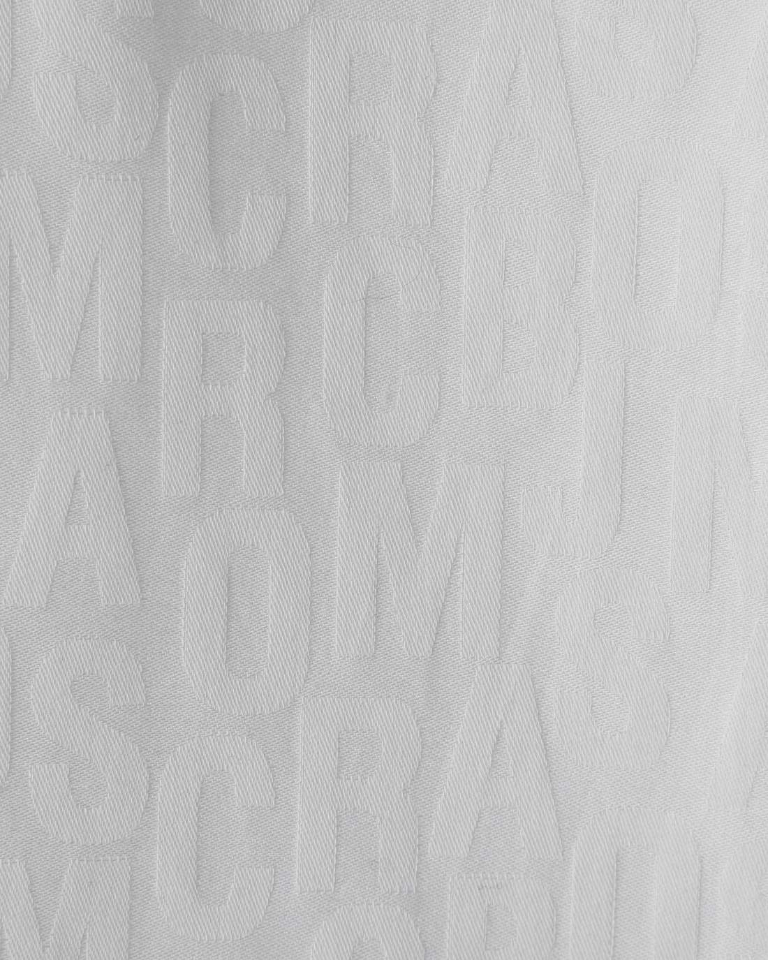 Marc Jacobs The Jumbled Monogram Logo Short Sleeve Shirt White READY TO WEAR