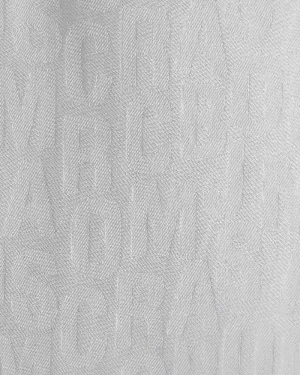 Marc Jacobs The Jumbled Monogram Logo Short Sleeve Shirt White READY TO WEAR