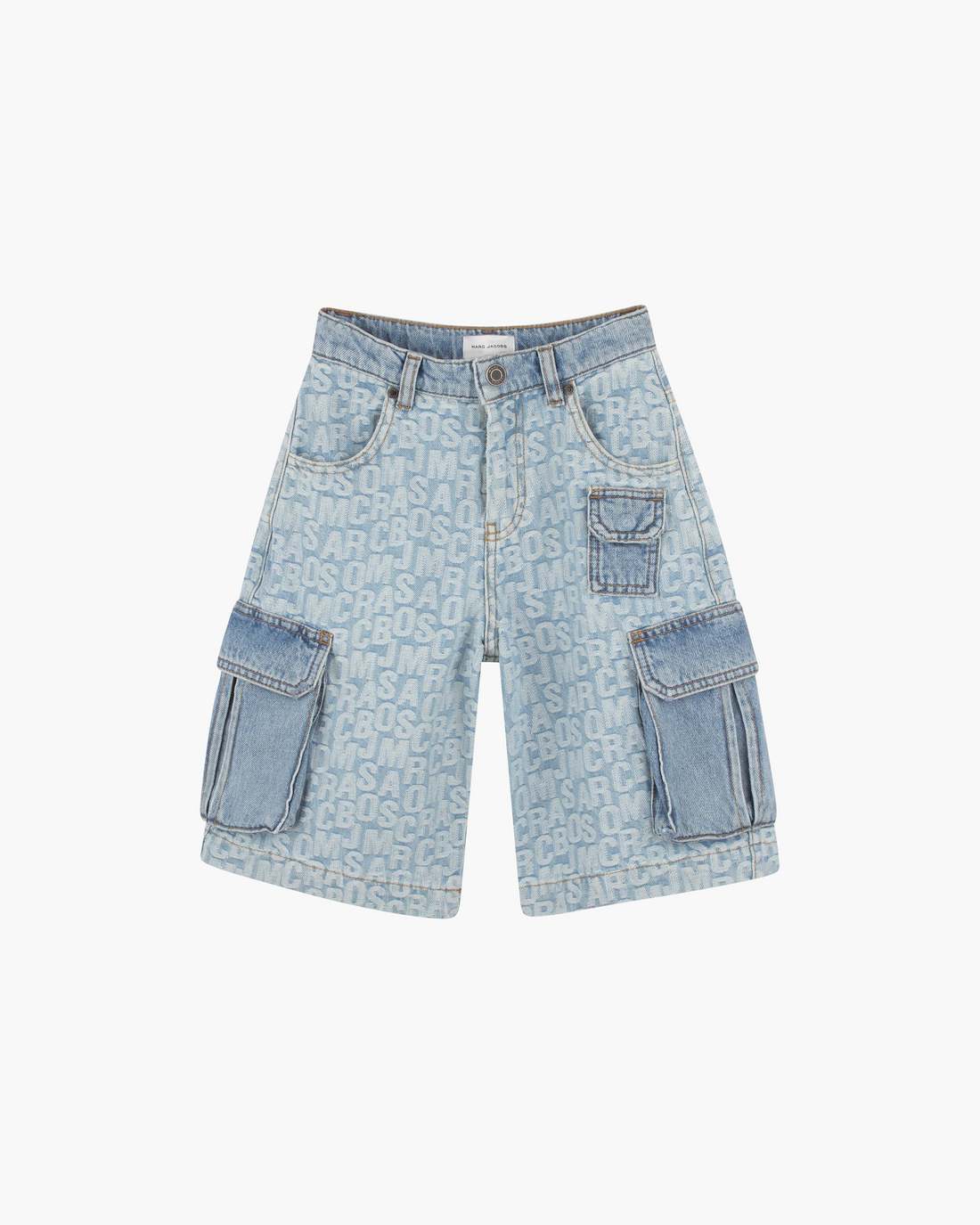 Marc Jacobs The Jumbled Logo Bermuda Short Blue READY TO WEAR