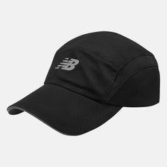 Black 5 Panel Performance Hat / New Balance Women|Men