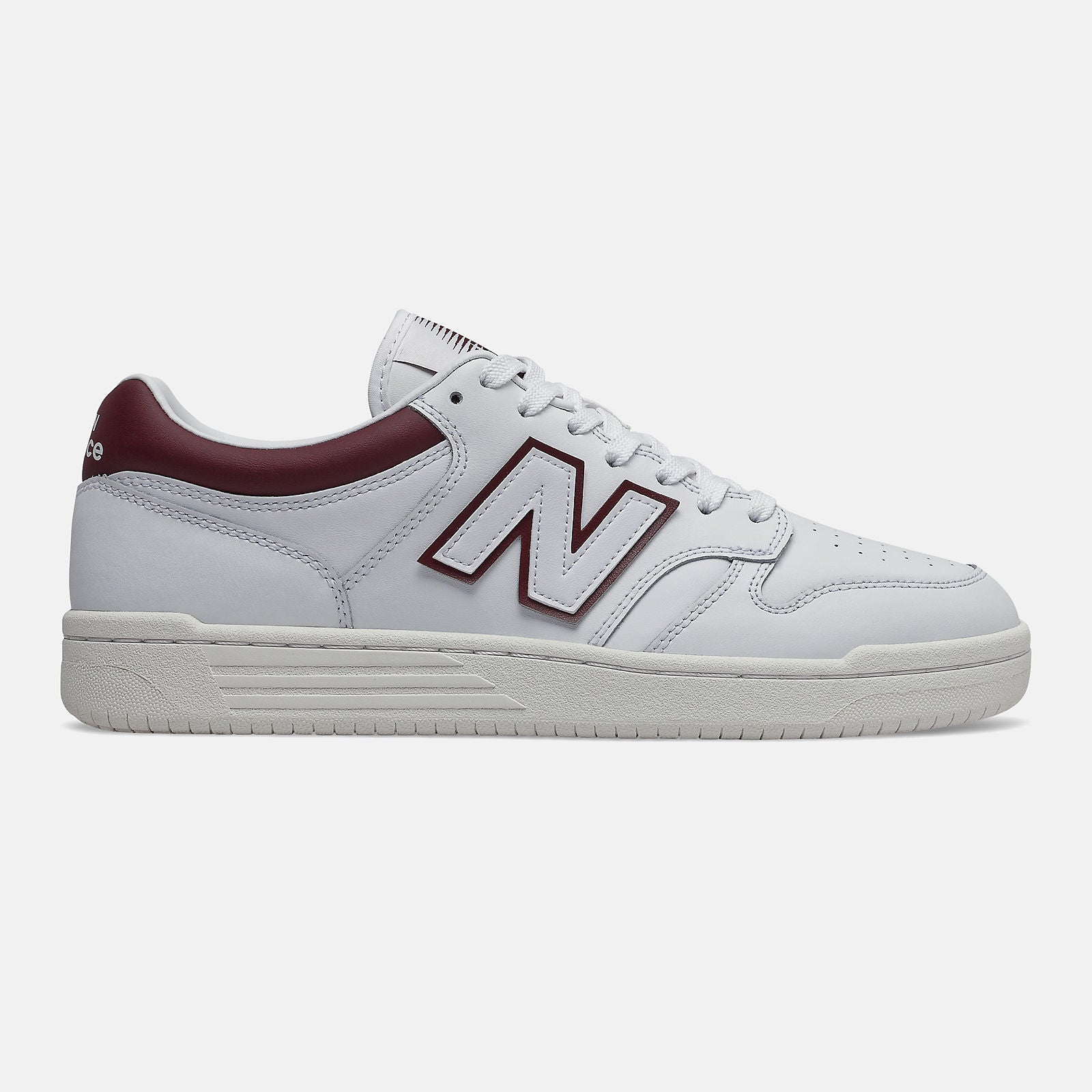White/Burgundy BB480LV1 / New Balance Men