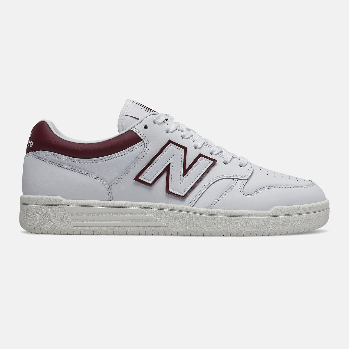 White/Burgundy BB480LV1 / New Balance Men