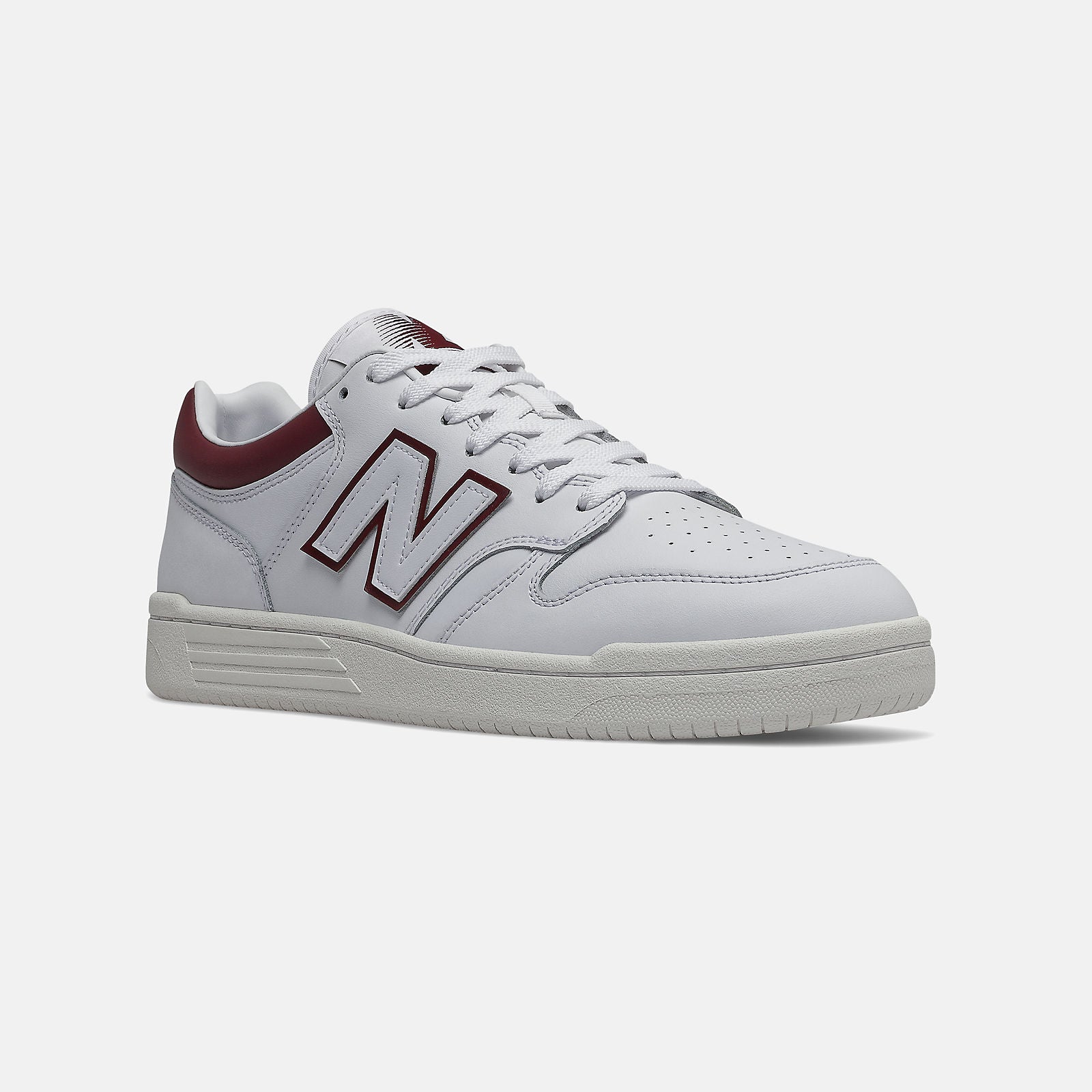 White/Burgundy BB480LV1 / New Balance Men