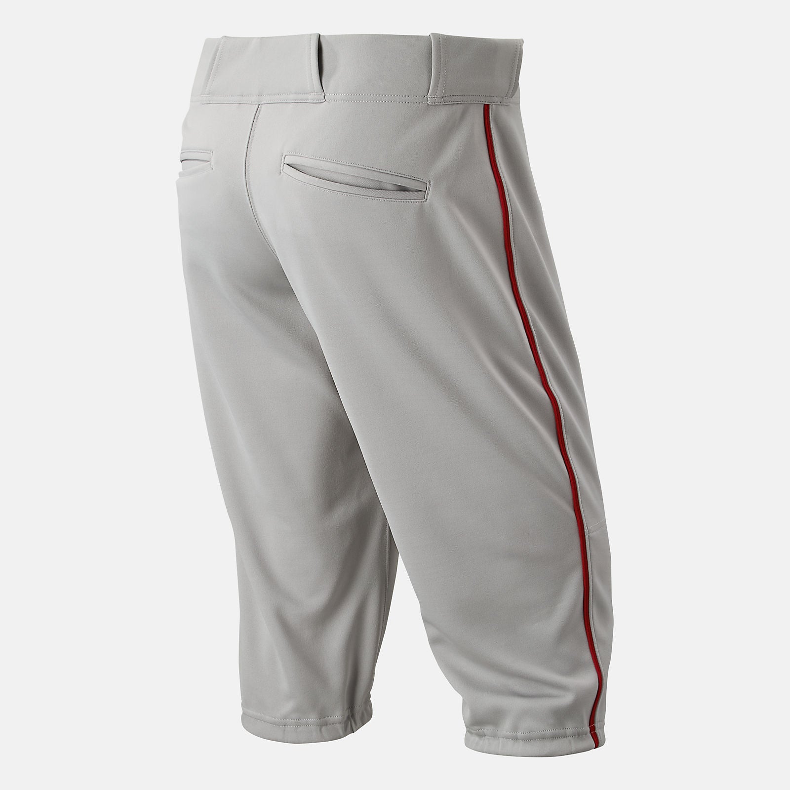 Grey/Red Adversary 2 Baseball Piped Knicker Athletic / New Balance Men