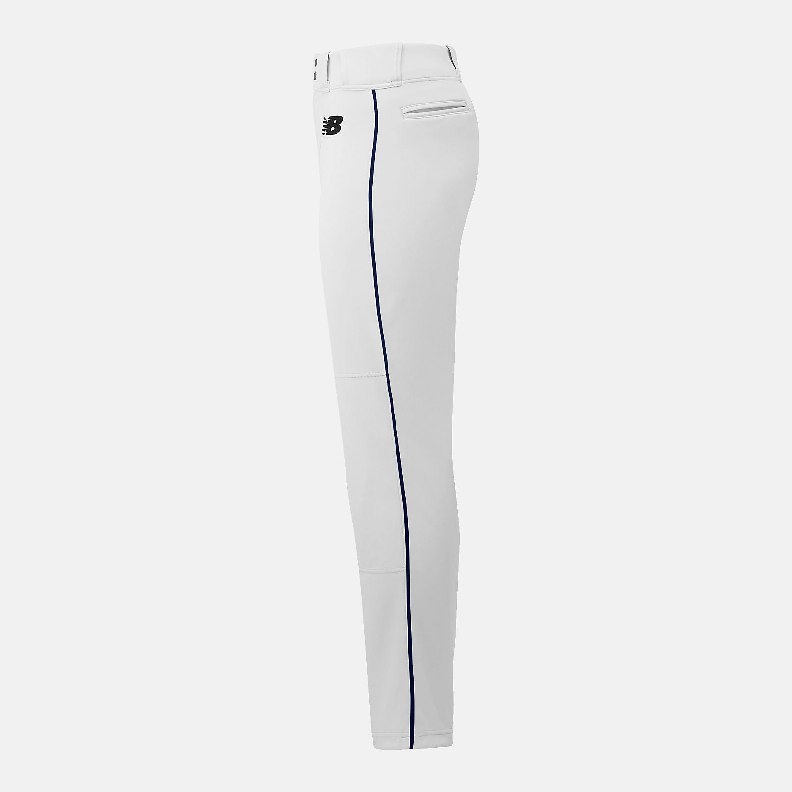 White/Navy Adversary 2 Baseball Piped Pant Tapered / New Balance Men