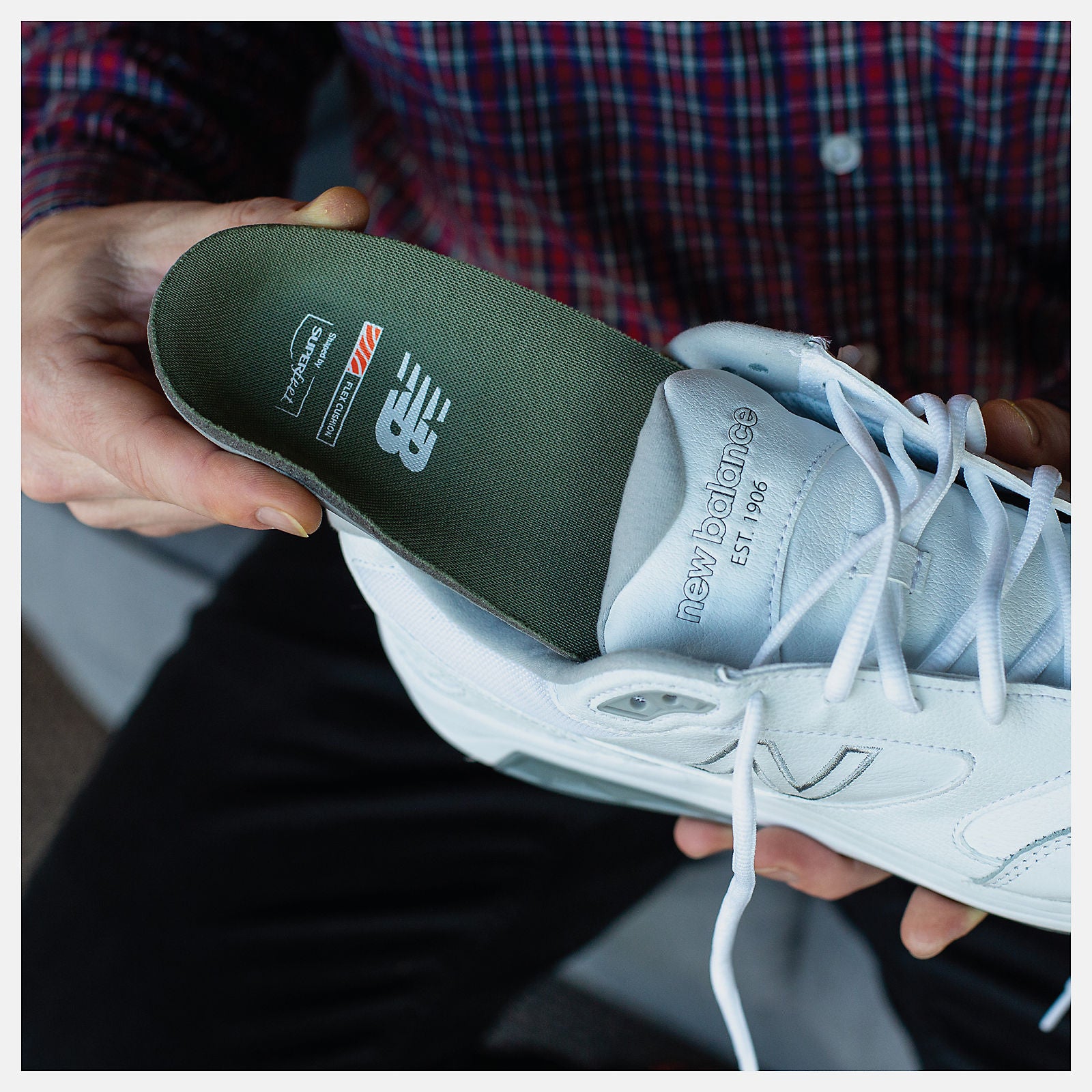 Light Grey/Black and Grey Casual Flex Cushion Insole / New Balance Women|Men