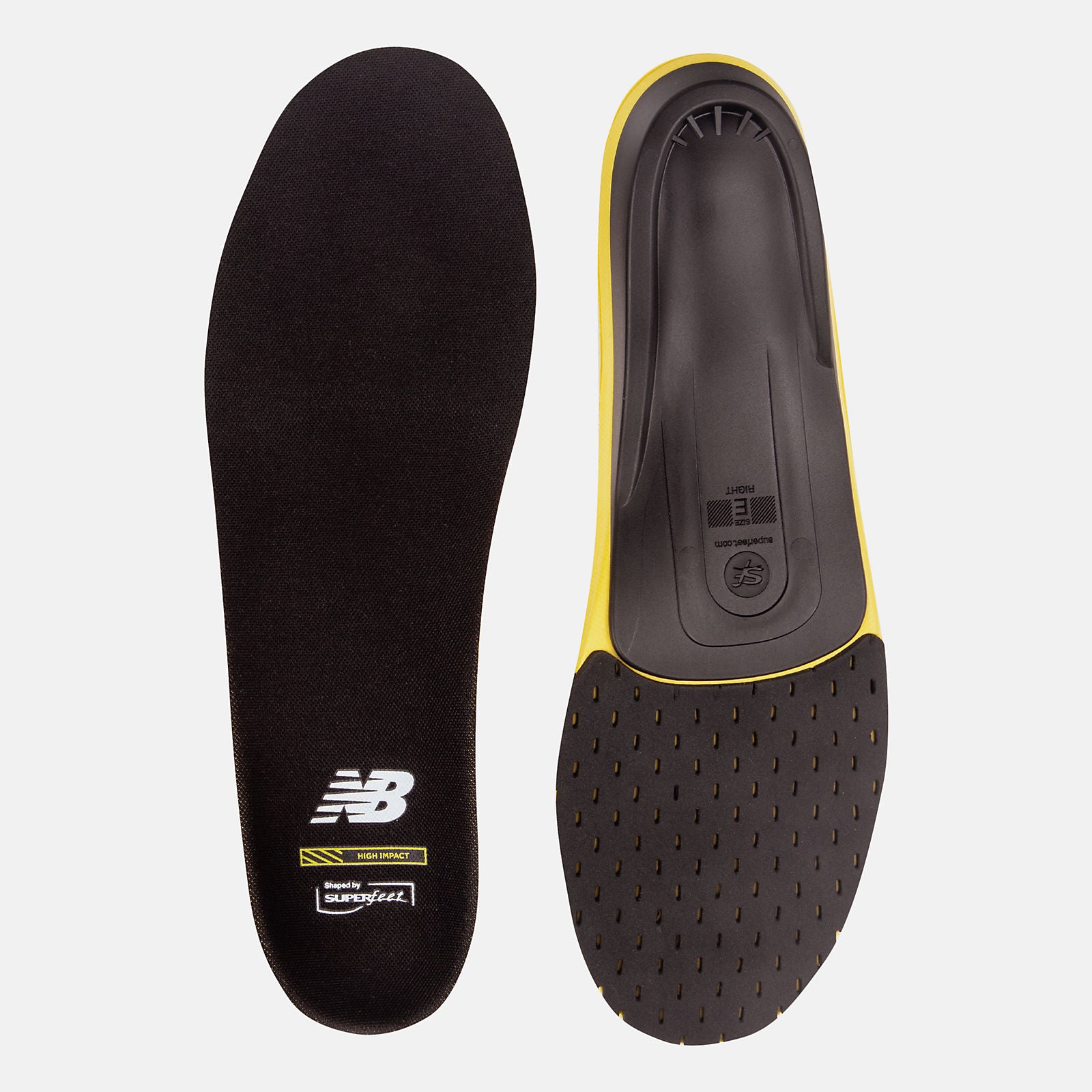 Black/Atomic Yellow Sport High Impact Insole / New Balance Women|Men