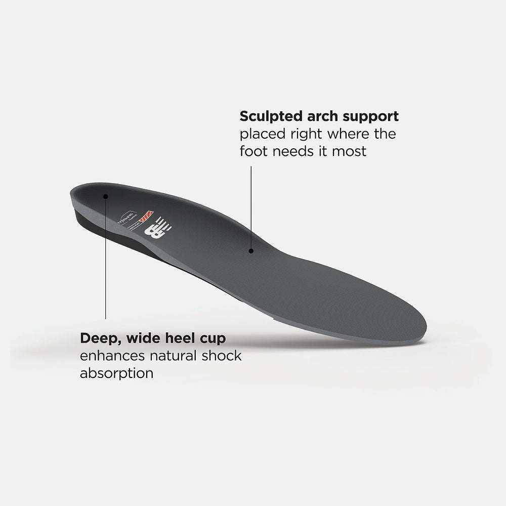 Light Grey/Black Casual Arch Support Insole / New Balance Women|Men