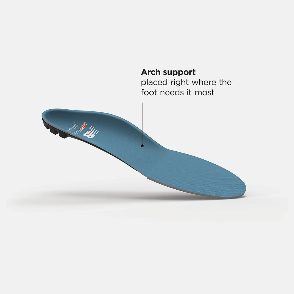 Light Grey/Black and Light Blue Casual Slim-Fit Arch Support Insole / New Balance Women|Men