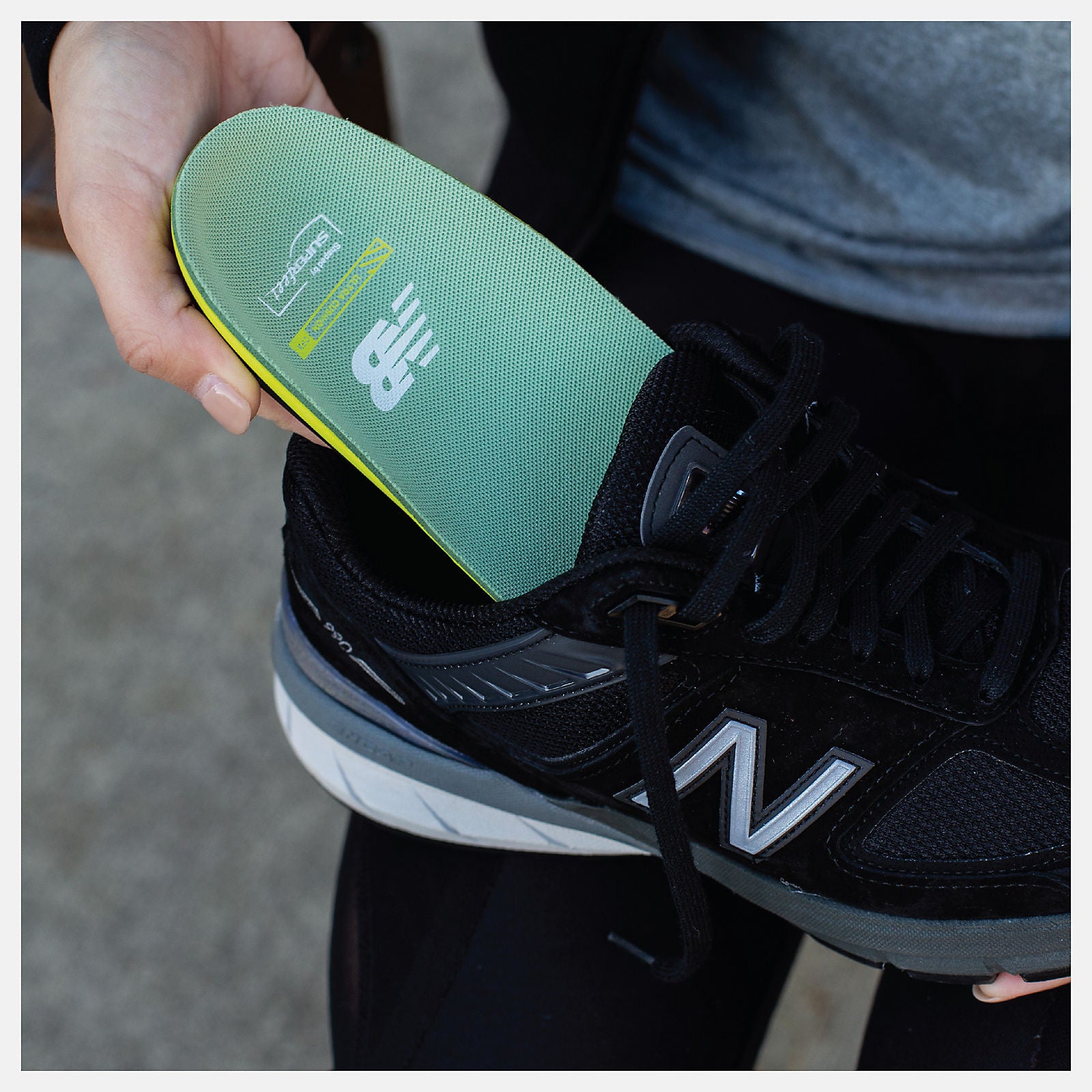 Hi Lite/Black Running Ultra Cushion CFX Insole / New Balance Women|Men