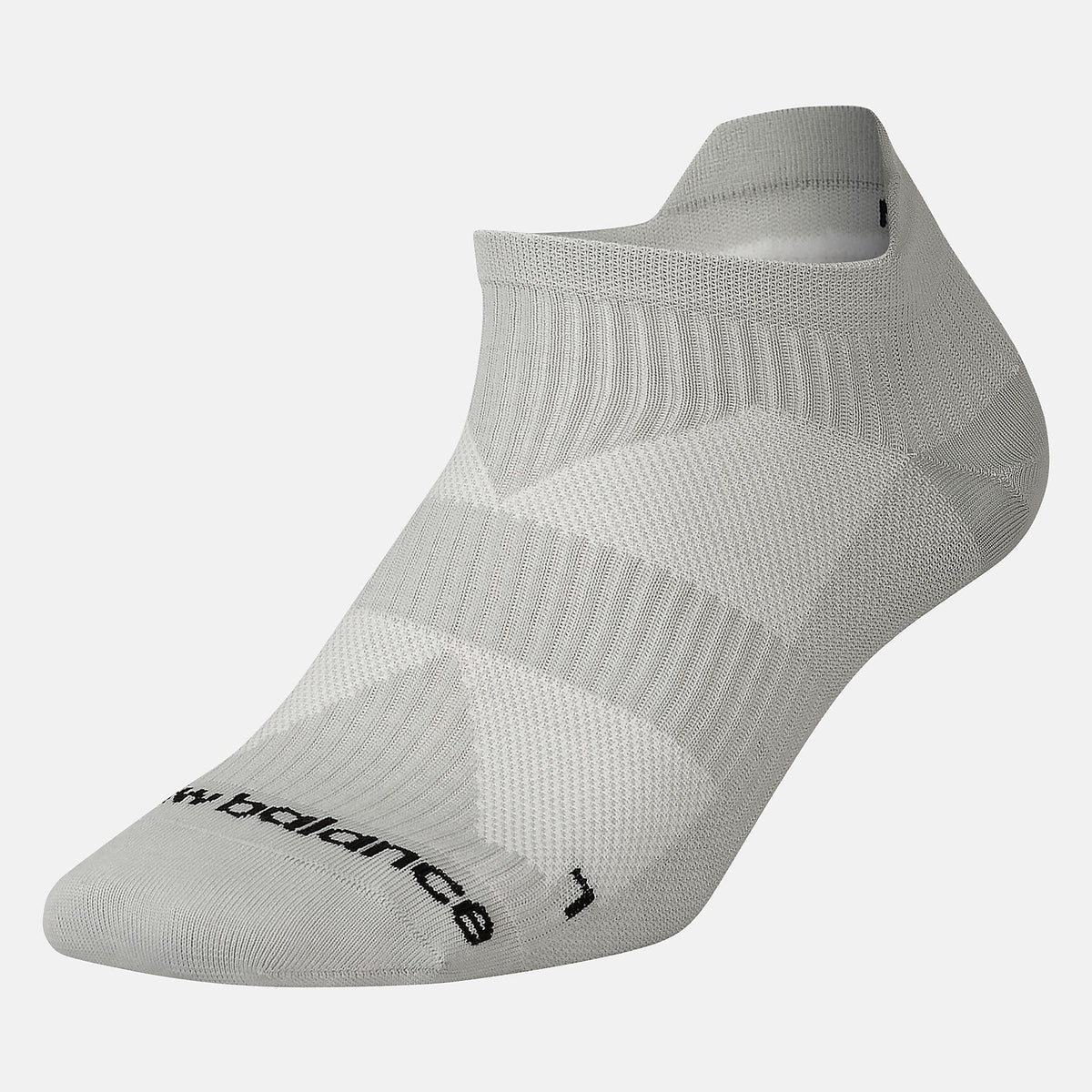 Grey Running Lightweight No Show Sock 1 Pair / New Balance Women|Men