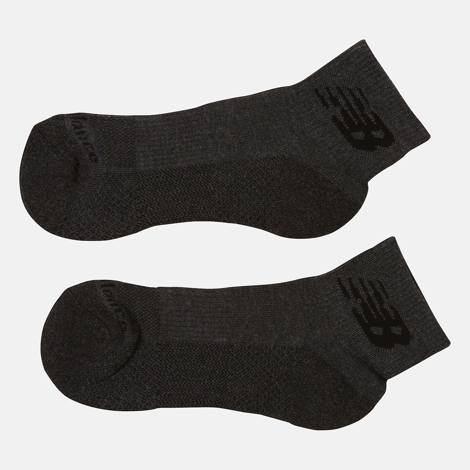 Grey Cooling Cushion Performance Quarter Socks 2 Pair / New Balance Women|Men