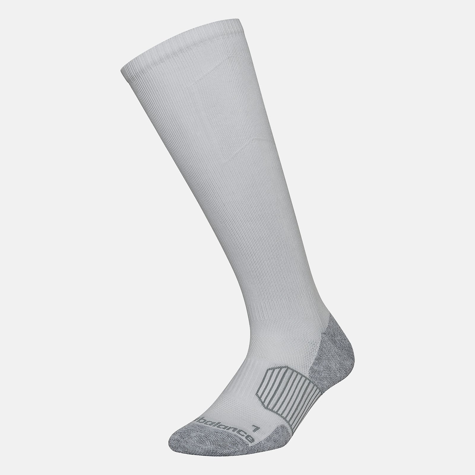 White Strategic Cushion OTC Sock 1 Pair / New Balance Women|Men