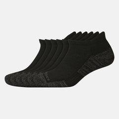 Black Performance Cushion Low Cut Tab Socks 6 Pack / New Balance Women|Men