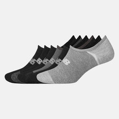 Black No Show Liner Socks 6 Pack / New Balance Women|Men