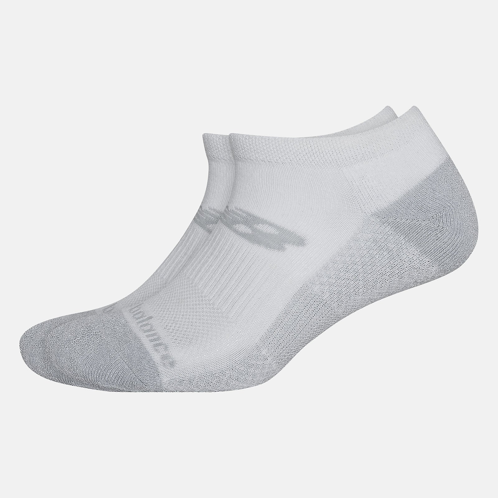 White Cooling Cushion Performance Lowcut Socks 2 Pair / New Balance Women|Men