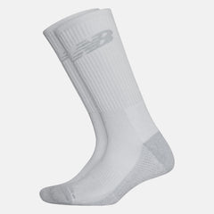 White Cooling Cushion Performance Crew Socks 2 Pair / New Balance Women|Men
