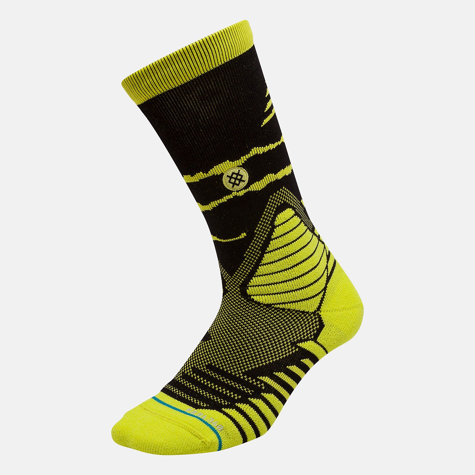 Sulphur Yellow/Black New Balance x Stance Hoops Socks / New Balance Men