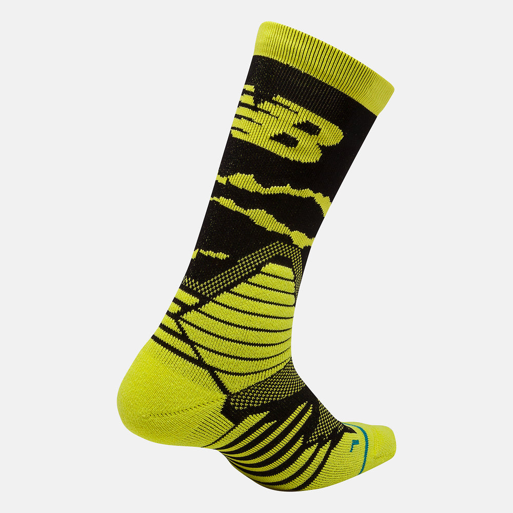 Sulphur Yellow/Black New Balance x Stance Hoops Socks / New Balance Men