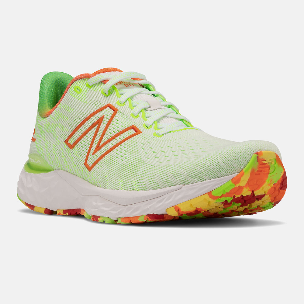 White/Energy Lime Fresh Foam 880v11 / New Balance Men