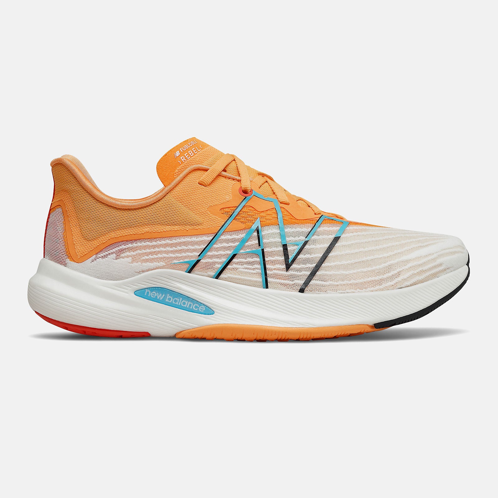 White/Habanero FuelCell Rebel v2 / New Balance Men