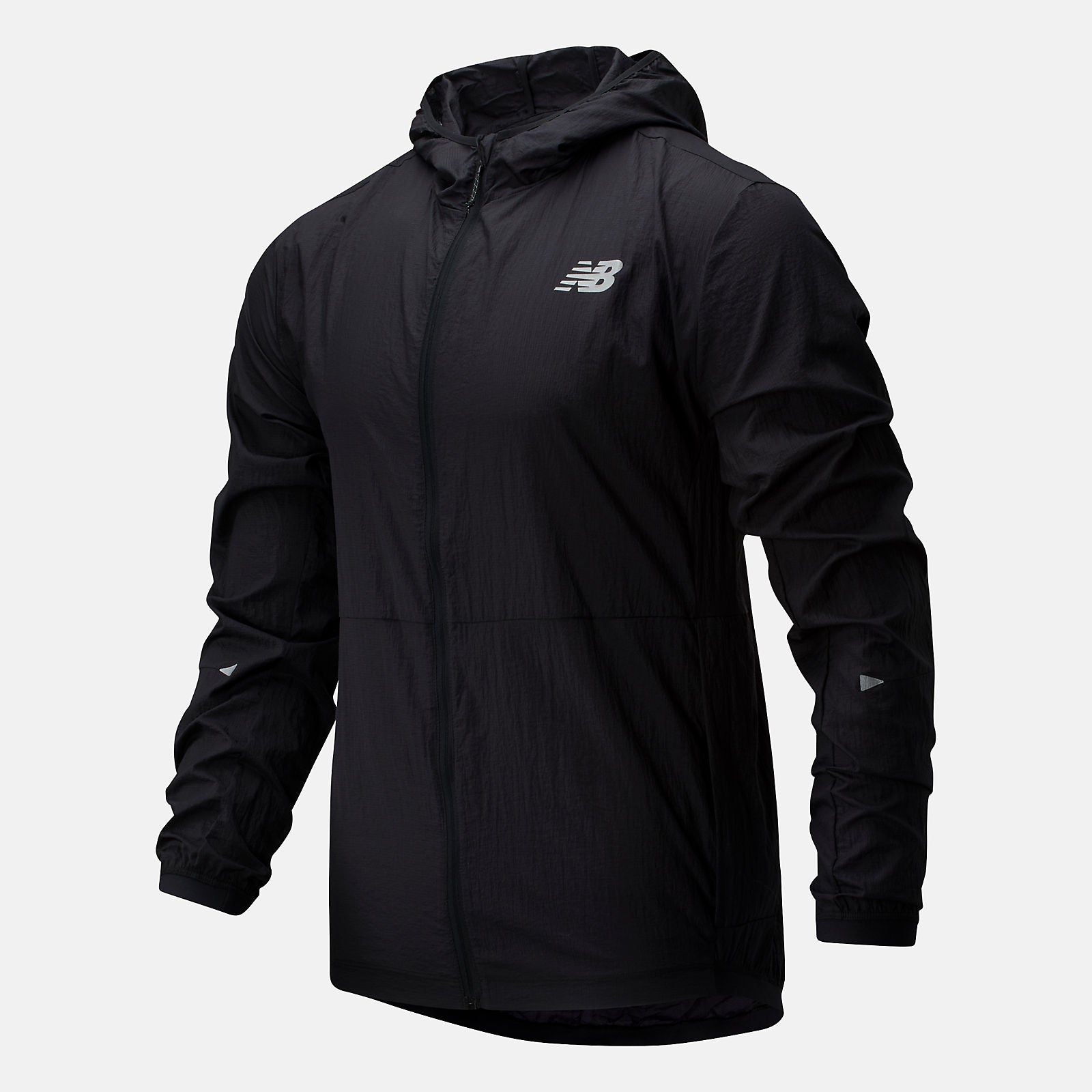 Black Impact Run Light Pack Jacket / New Balance Men