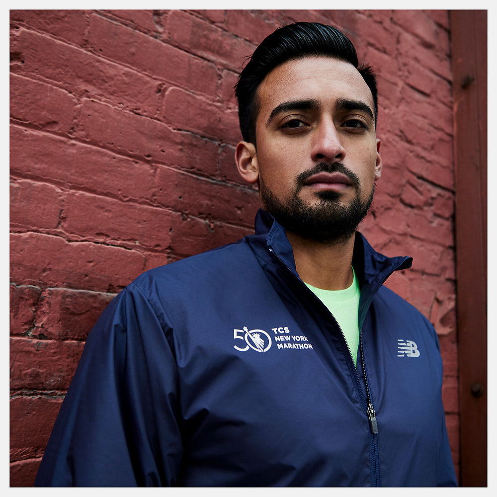 Eclipse Heather NYC Marathon Jacket / New Balance Men