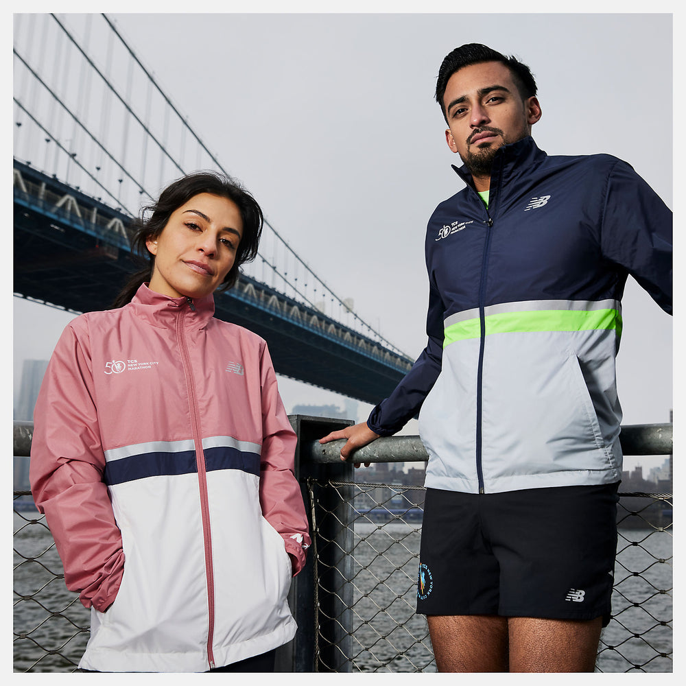 Eclipse Heather NYC Marathon Jacket / New Balance Men