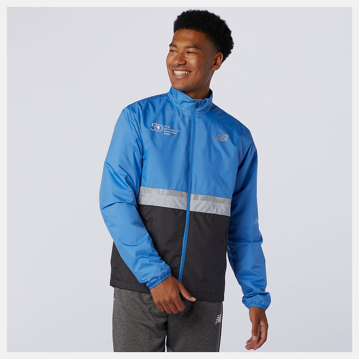 Faded Cobalt NYC Marathon Jacket / New Balance Men