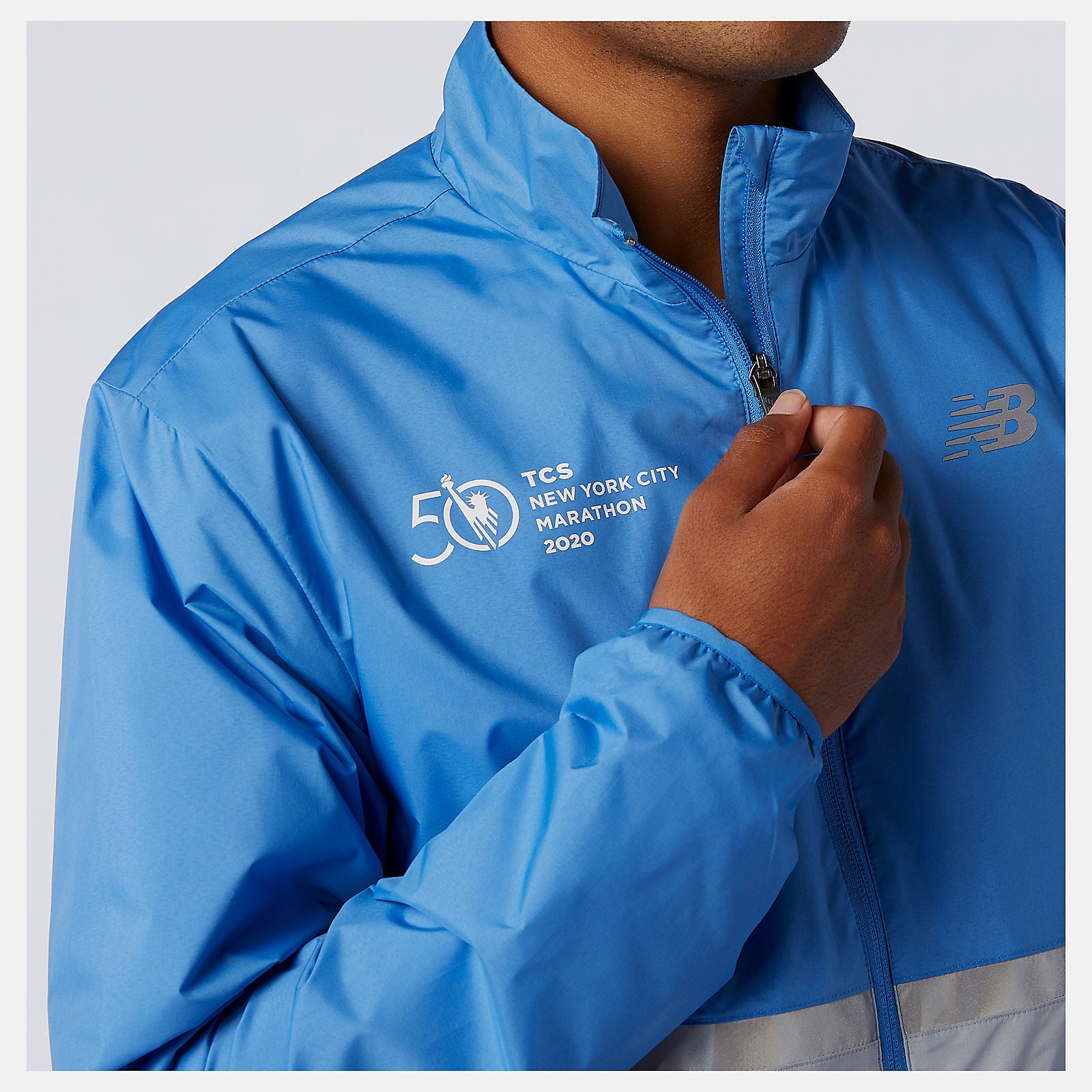 Faded Cobalt NYC Marathon Jacket / New Balance Men