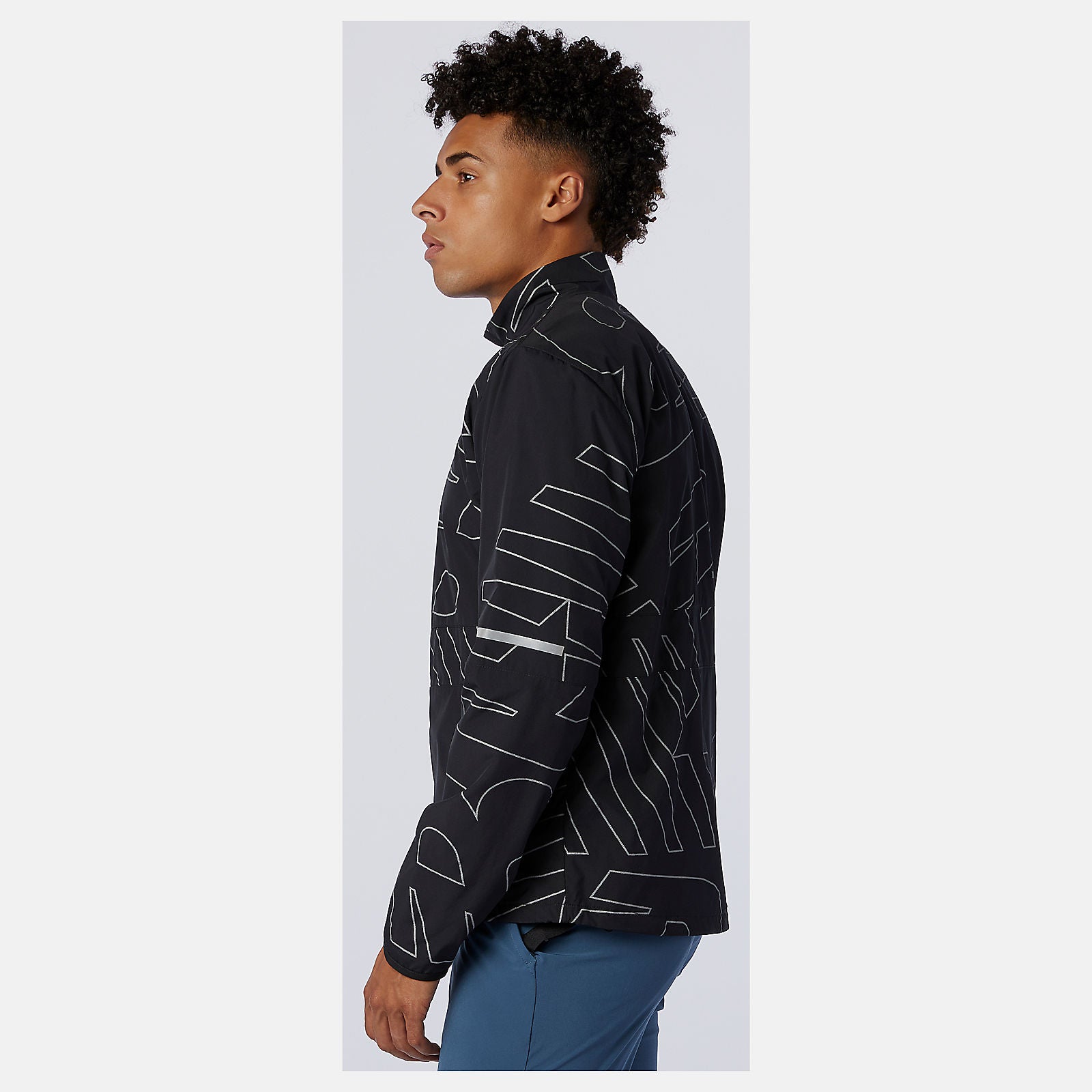 Black Reflective Accelerate Protect Jacket / New Balance Men